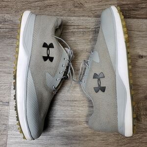 Under Armour Tour Tips Grey Golf Shoes Men's‎ 8